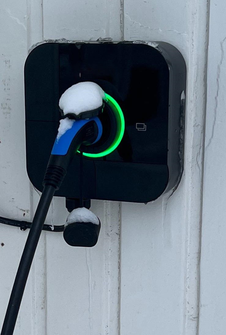 H-series 7kw EV charger was installed in a household in Halden, Norway